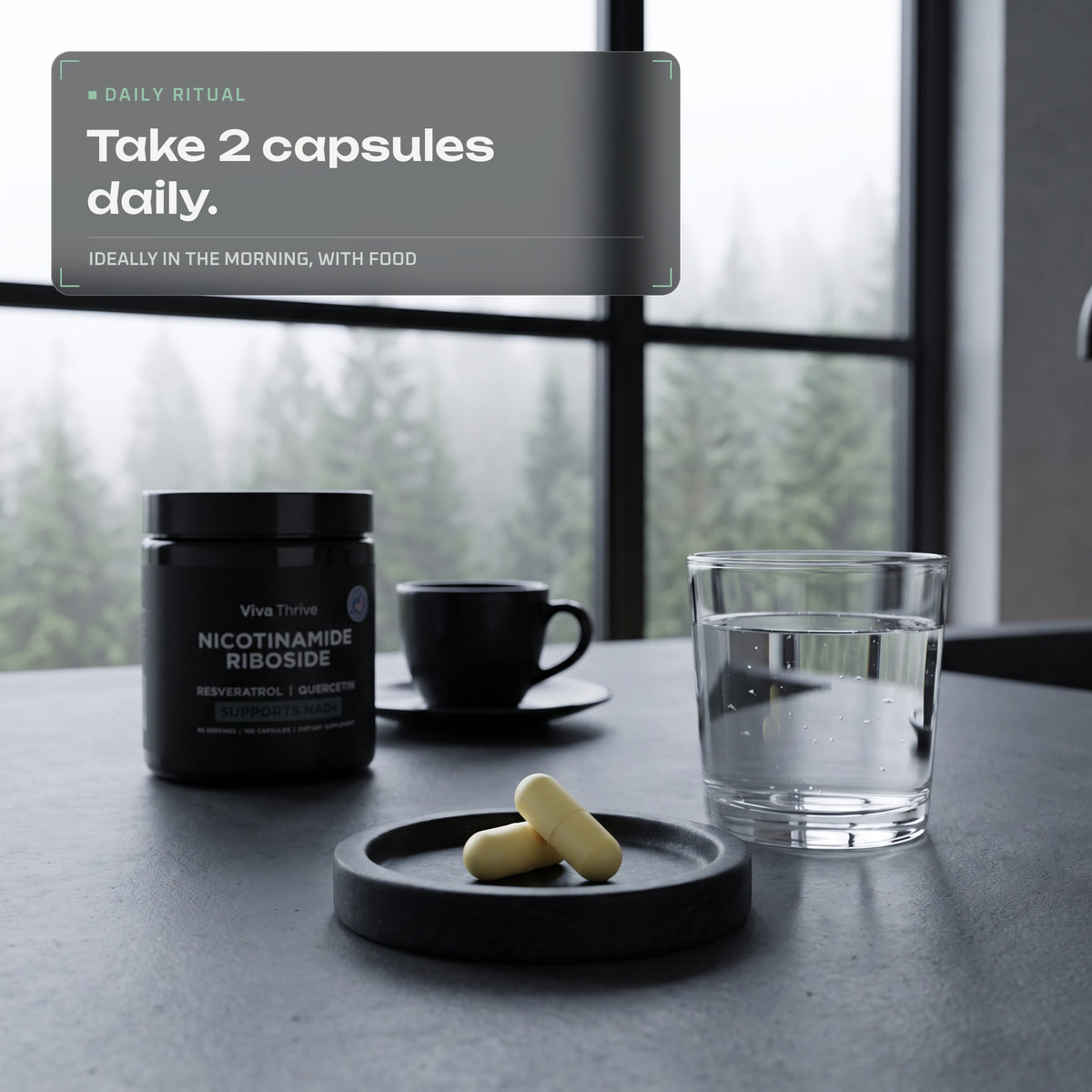 Take 2 capsules daily with water